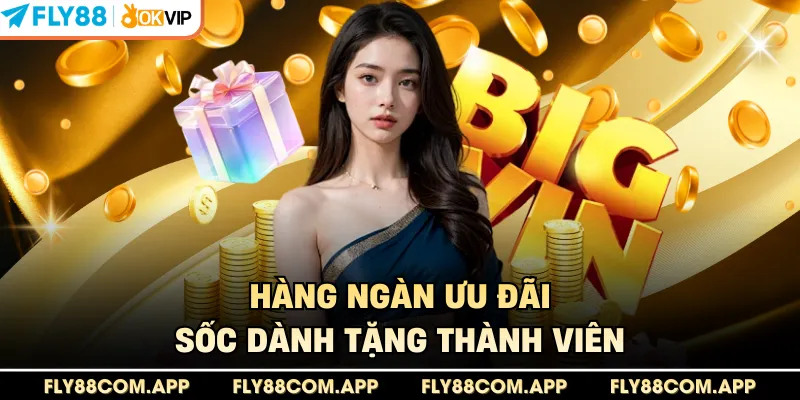 Hàng ngàn ưu đãi sốc dành tặng thành viên